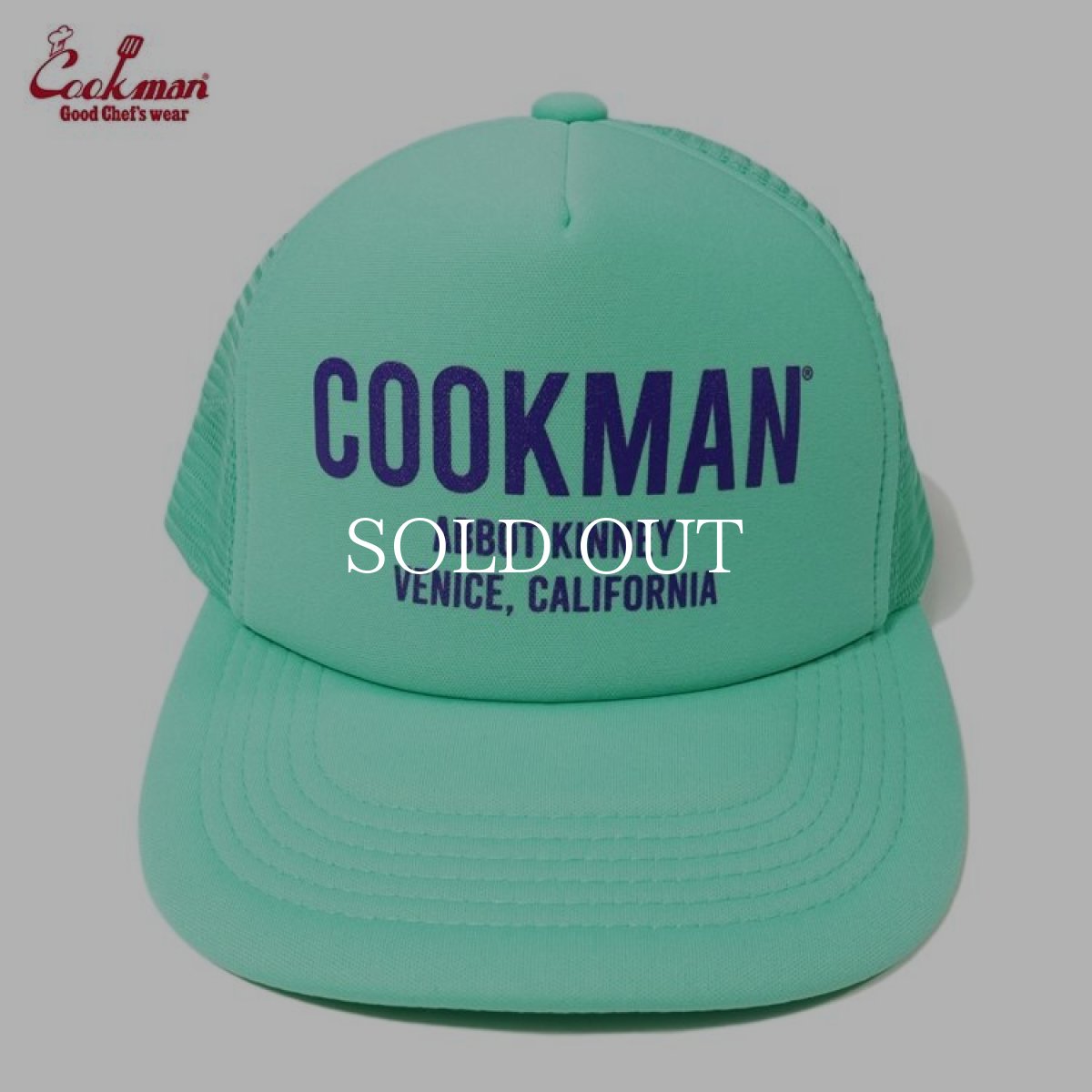 画像2: COOKMAN  キャップ Mesh Cap Cookman Abbot Kinney Mint (2)