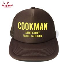 画像2: COOKMAN  キャップ Mesh Cap Cookman Abbot Kinney Chocolate (2)