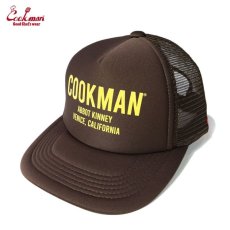 画像1: COOKMAN  キャップ Mesh Cap Cookman Abbot Kinney Chocolate (1)