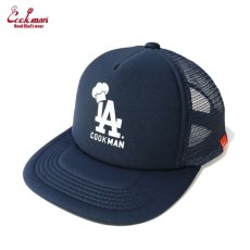 画像1: COOKMAN  キャップ Mesh Cap Chef Hat LA Navy (1)