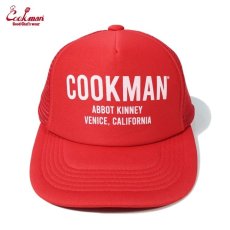 画像2: COOKMAN  キャップ Mesh Cap Cookman Abbot Kinney Tomato (2)