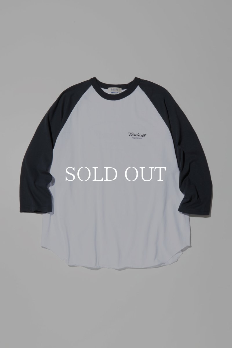 画像1: RADIALL  OVAL - CREW NECK RAGLAN SHIRT (1)