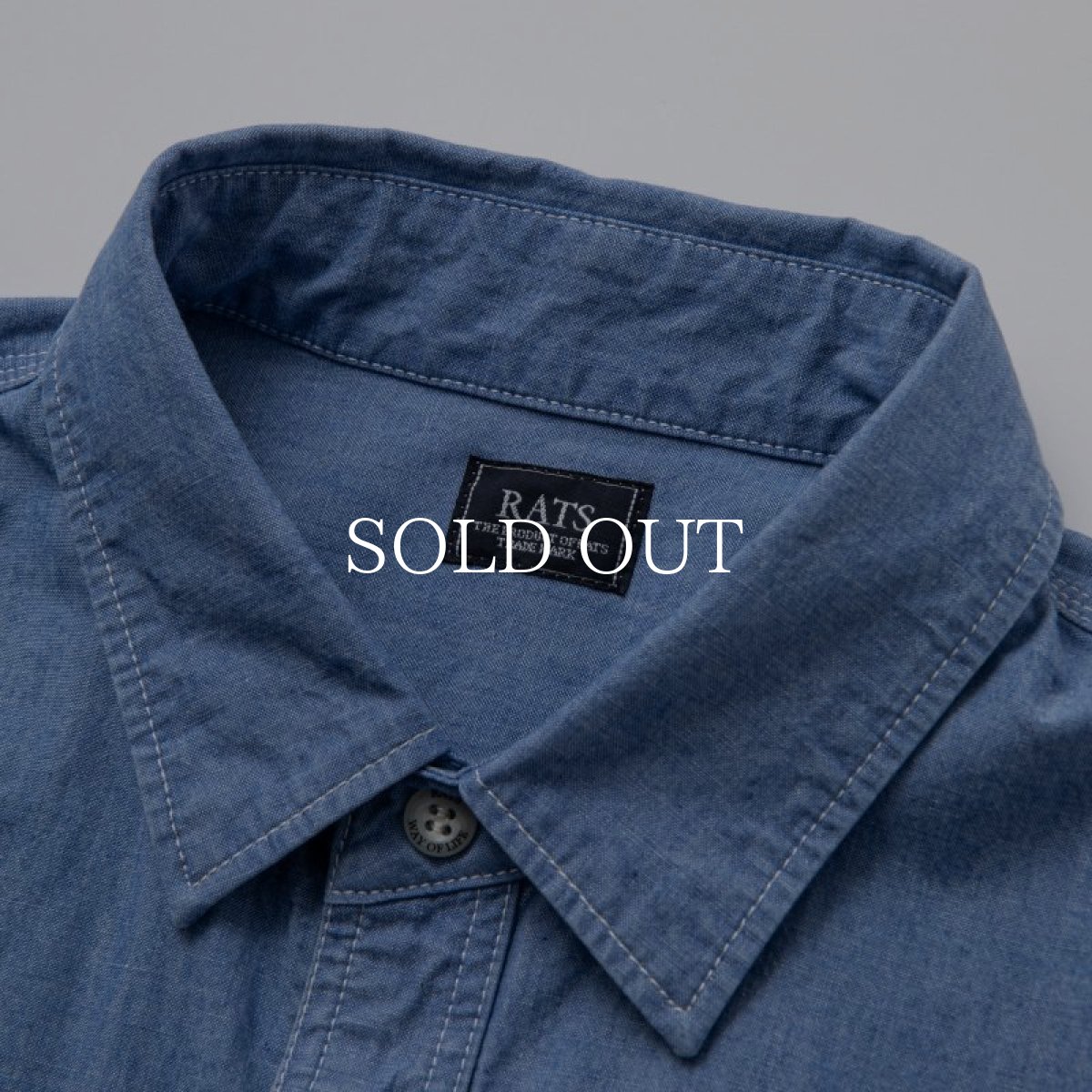 画像3: RATS  CHAMBRAY SHIRT (3)