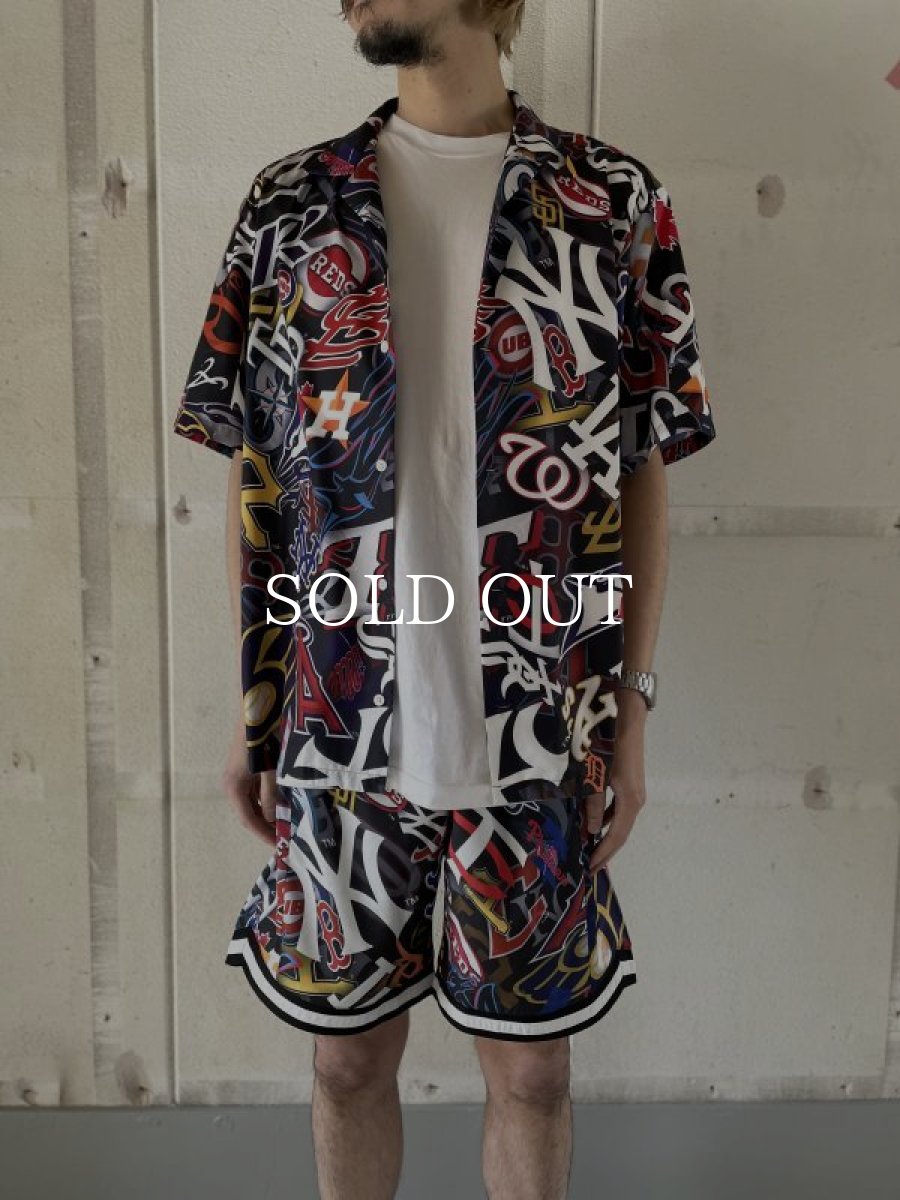 画像9: APPLEBUM “Team Logo Pattern” S/S Aloha Shirt (9)