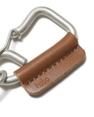 画像3: hobo  CARABINER KEY RING with COW LEATHER (3)