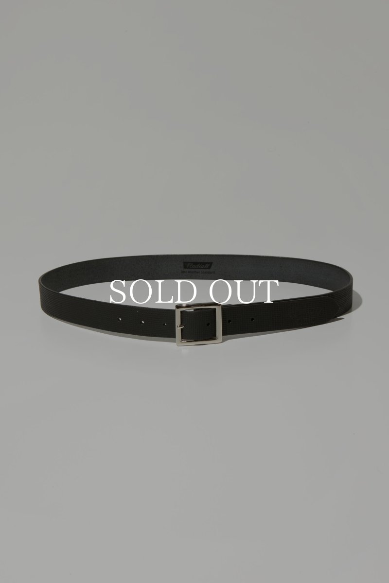 画像1: RADIALL   TRUE DEAL - SQUARE BUCKLE BELT / PLAIN (1)