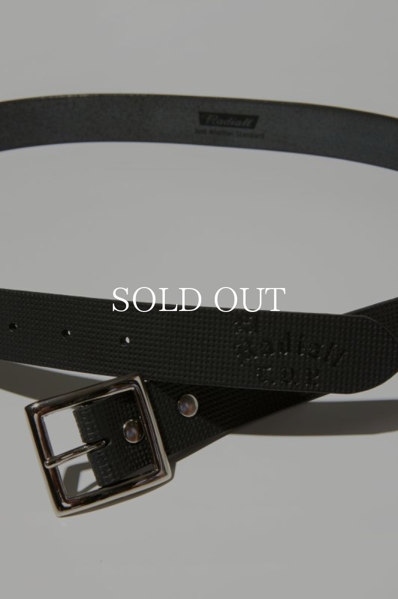 画像2: RADIALL   TRUE DEAL - SQUARE BUCKLE BELT / PLAIN (2)