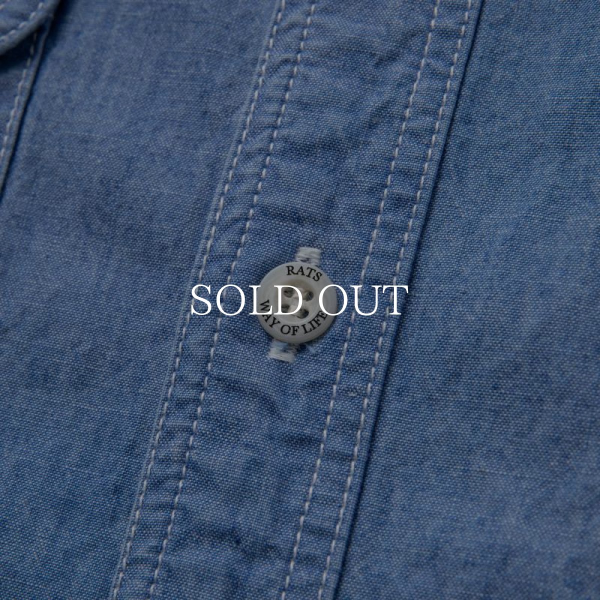 画像5: RATS  CHAMBRAY SHIRT (5)