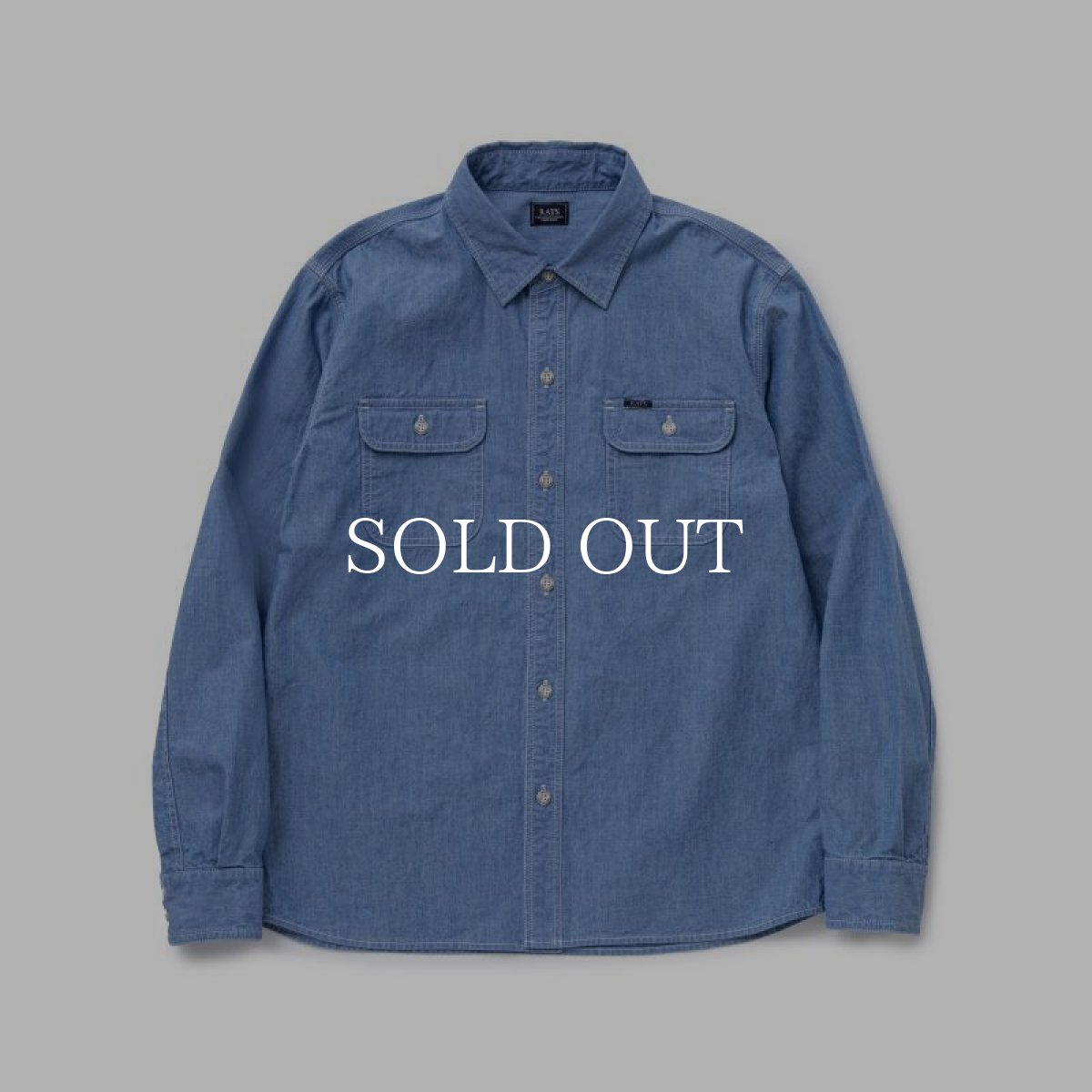 画像1: RATS  CHAMBRAY SHIRT (1)