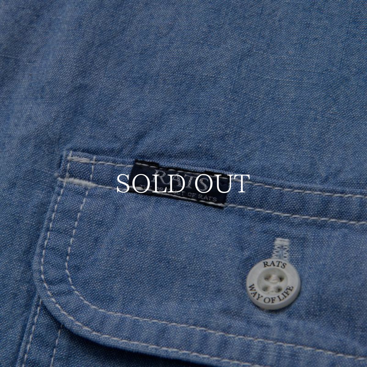 画像4: RATS  CHAMBRAY SHIRT (4)