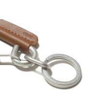 画像4: hobo  CARABINER KEY RING with COW LEATHER (4)