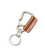 画像2: hobo  CARABINER KEY RING with COW LEATHER (2)