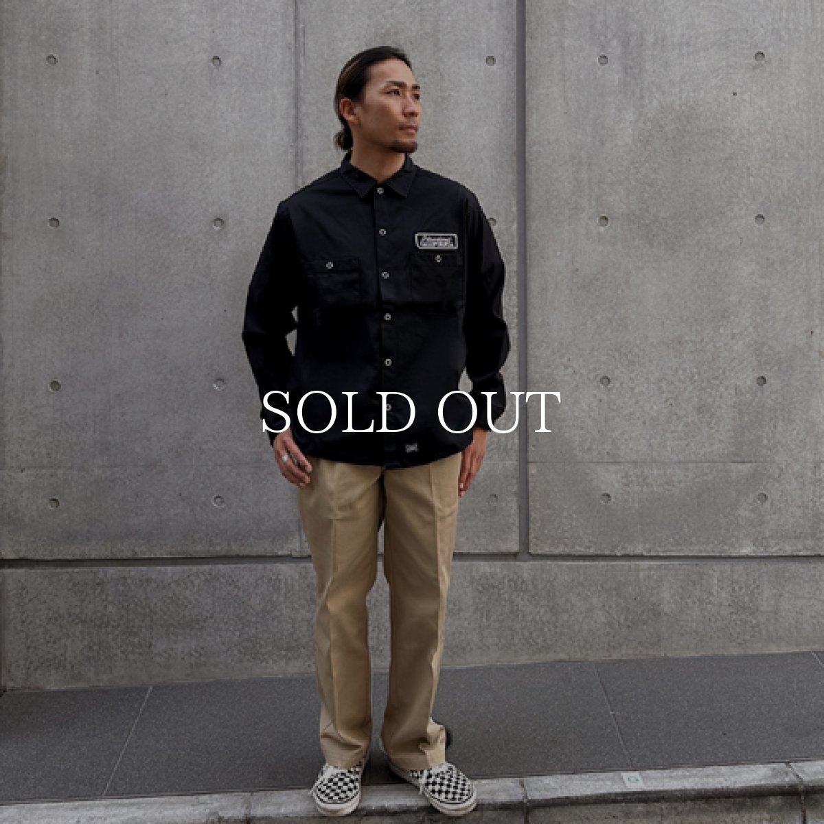 画像8: STANDARD CALIFORNIA  SD Logo Patch Easy Work Shirt LS (8)