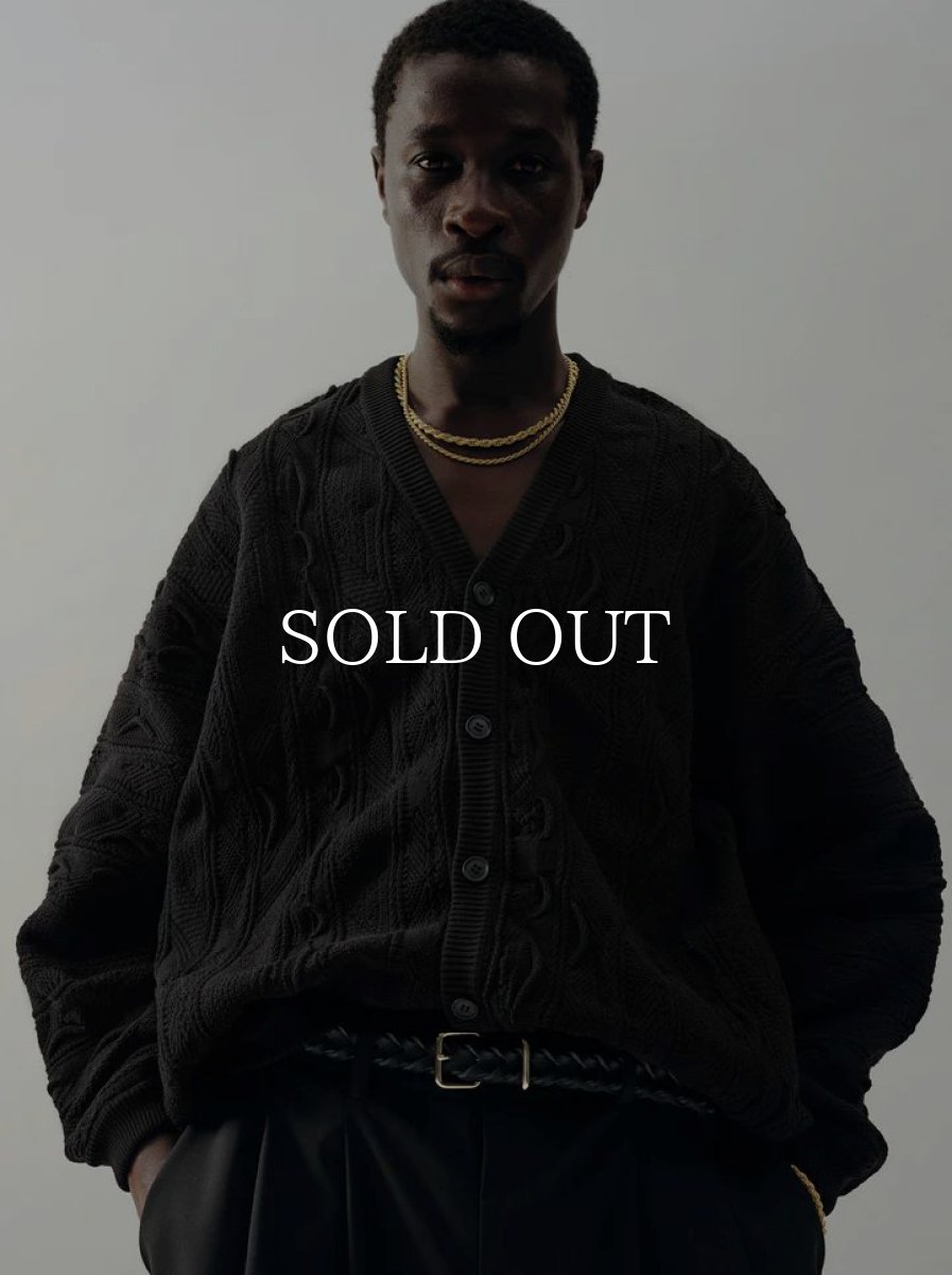 画像5: COOTIE   3D Jacquard Solotex Knit Cardigan (5)