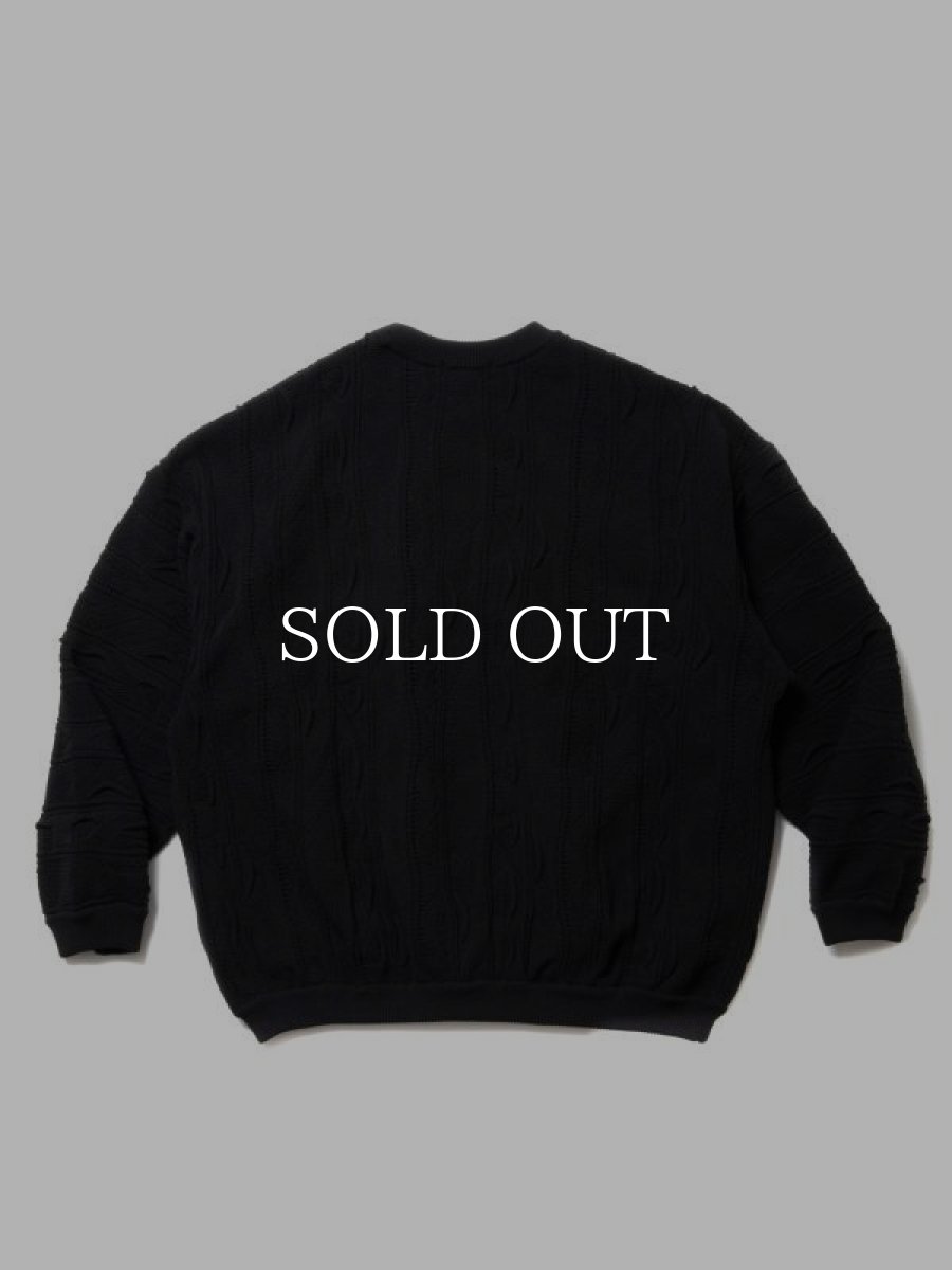 画像3: COOTIE   3D Jacquard Solotex Knit Crew (3)