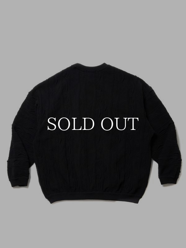 COOTIE PRODUCTIONS 3D Jacquard Solotex Knit Crew CTE-24S305 公式通販