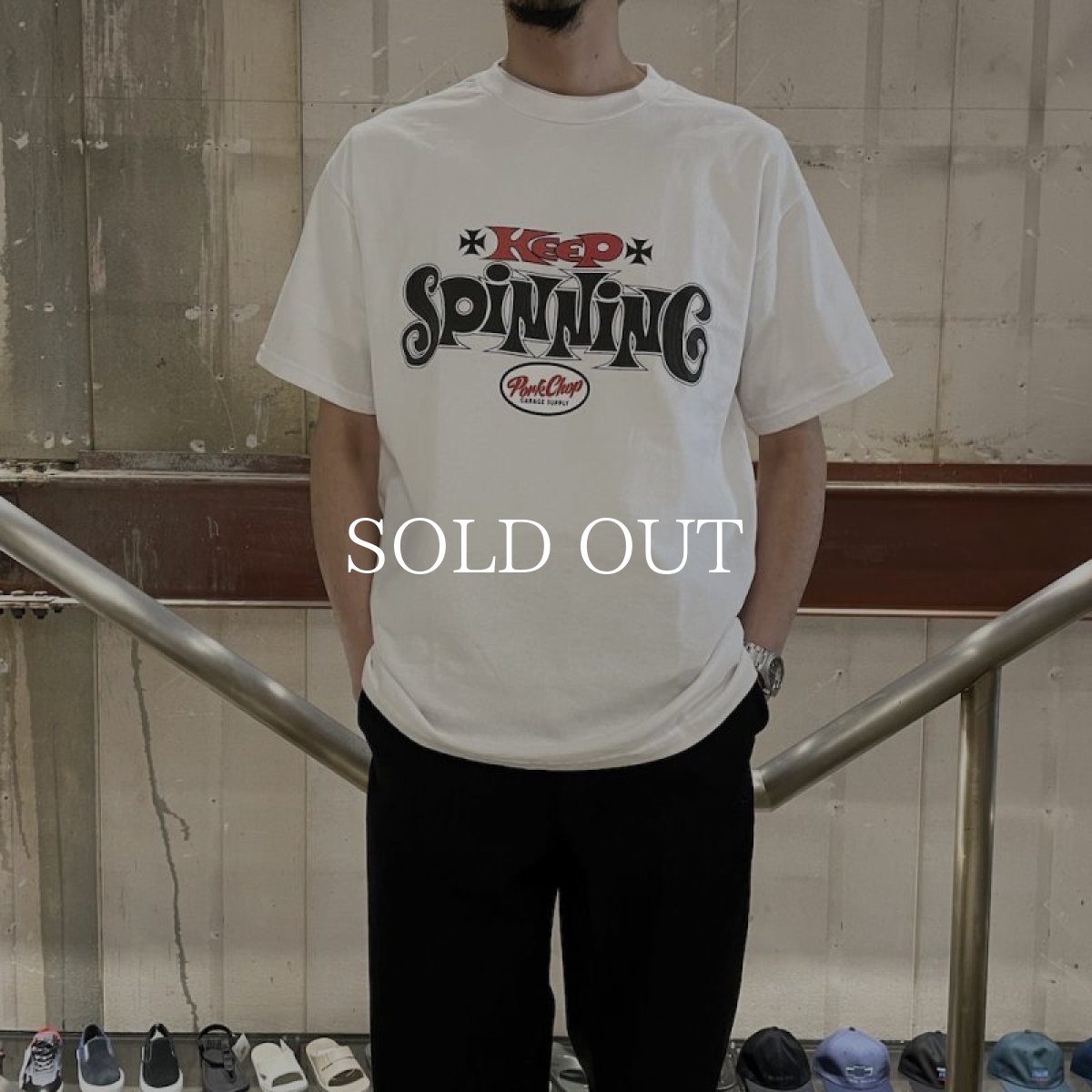 画像16: PORKCHOP GARAGE SUPPLY  SPINNING TEE (16)