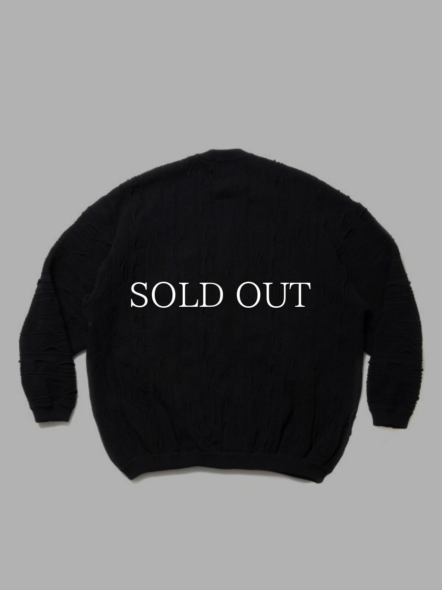 画像3: COOTIE   3D Jacquard Solotex Knit Cardigan (3)