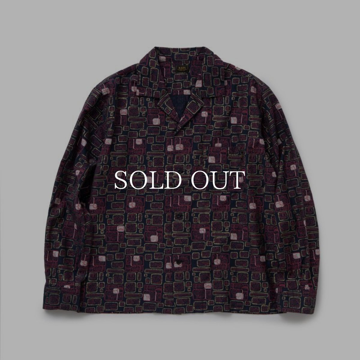 画像1: RATS  GLITTER ATOMIC SHIRT (1)