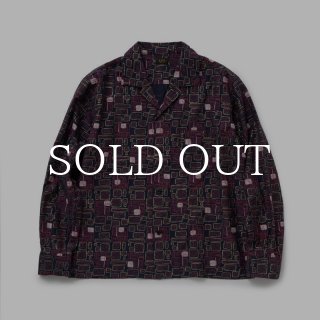 RATS NATIVE JAQUARD SHIRT キムタク ラッツ ラッツRATS NATIVE JACQUARD SHIRT シャツRED