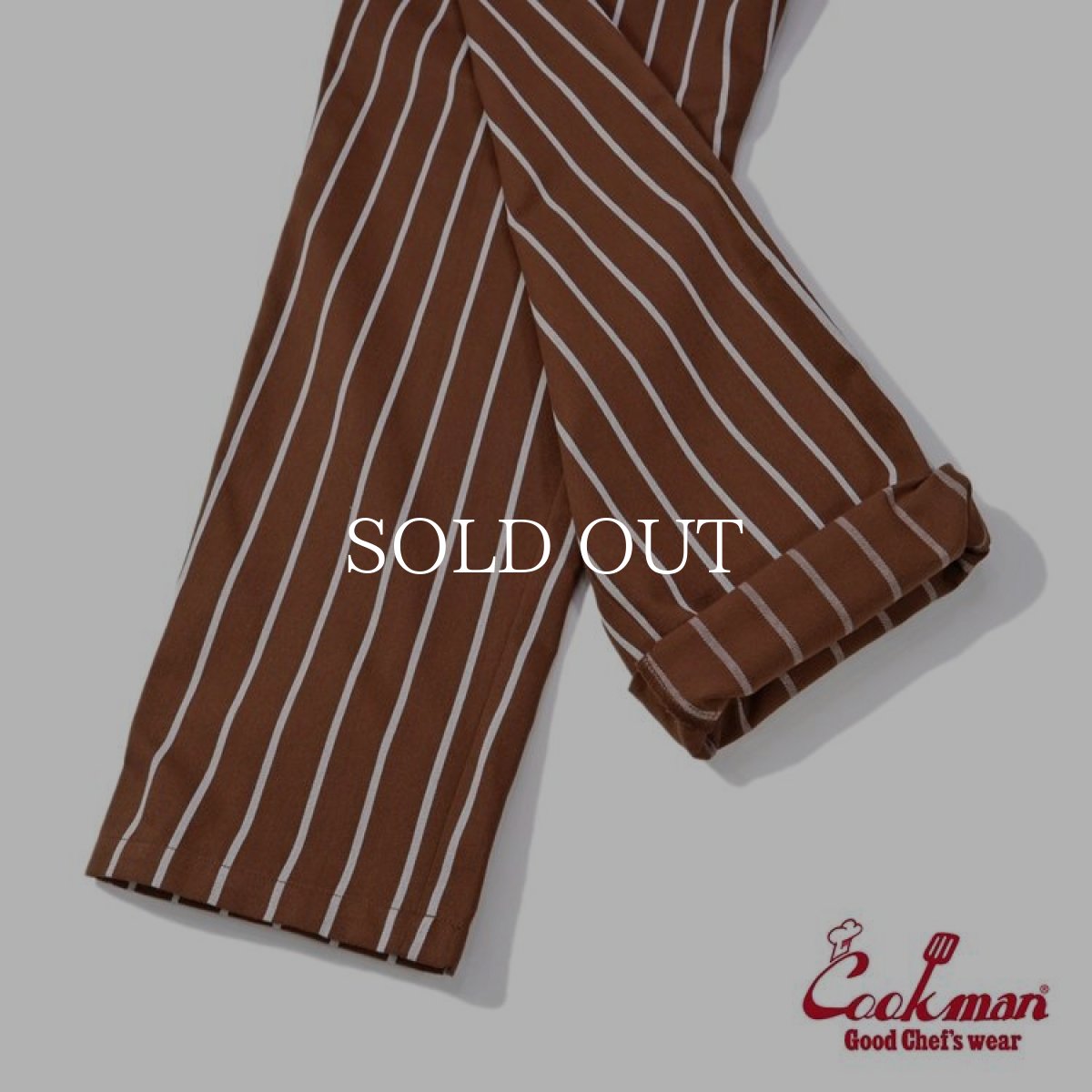 画像10: COOKMAN  Chef Pants Stripe Sequoia Brown (10)