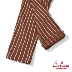 画像10: COOKMAN  Chef Pants Stripe Sequoia Brown (10)