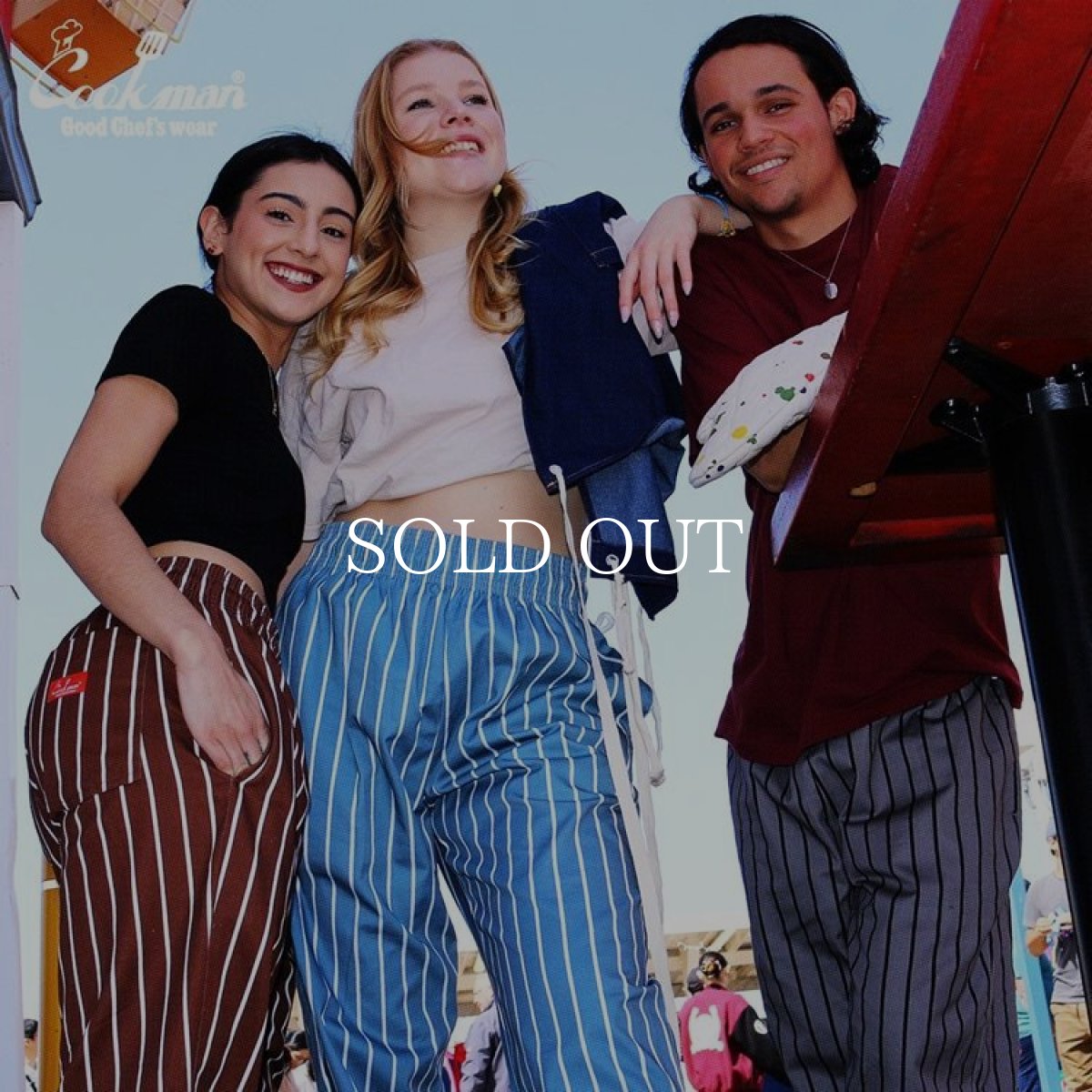 画像13: COOKMAN  Chef Pants Stripe Sequoia Brown (13)