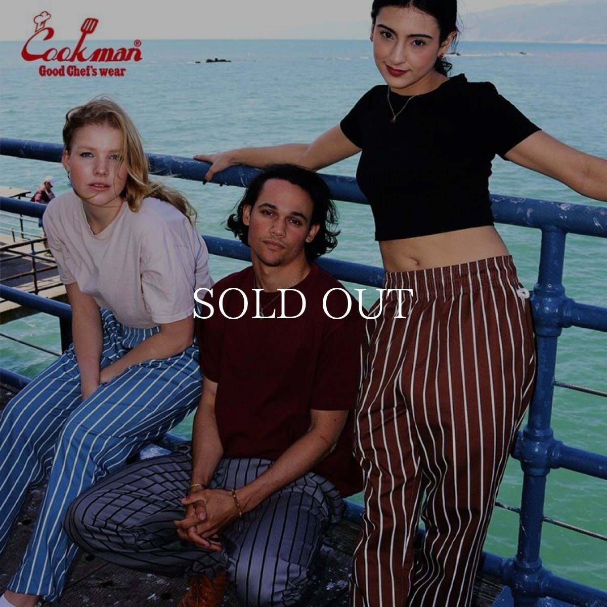 画像12: COOKMAN  Chef Pants Stripe Sequoia Brown (12)