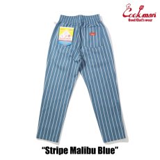 画像3: COOKMAN  Chef Pants Stripe Malibu Blue (3)