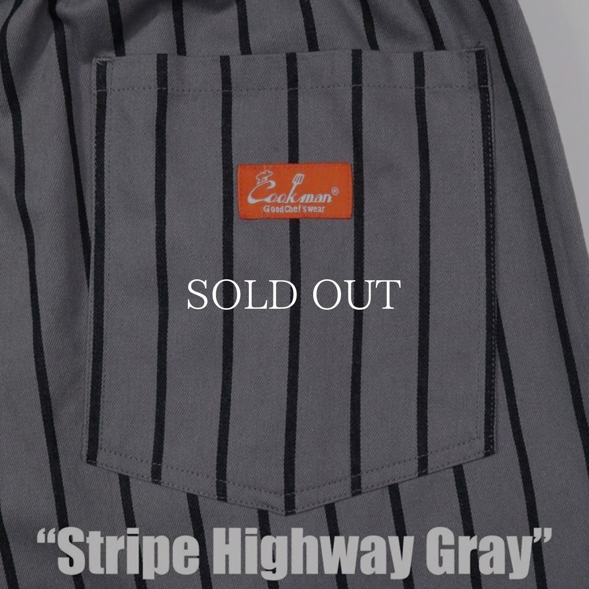 画像9: COOKMAN  Chef Pants Stripe Highway Gray (9)