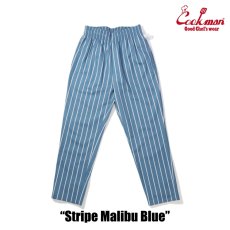 画像2: COOKMAN  Chef Pants Stripe Malibu Blue (2)