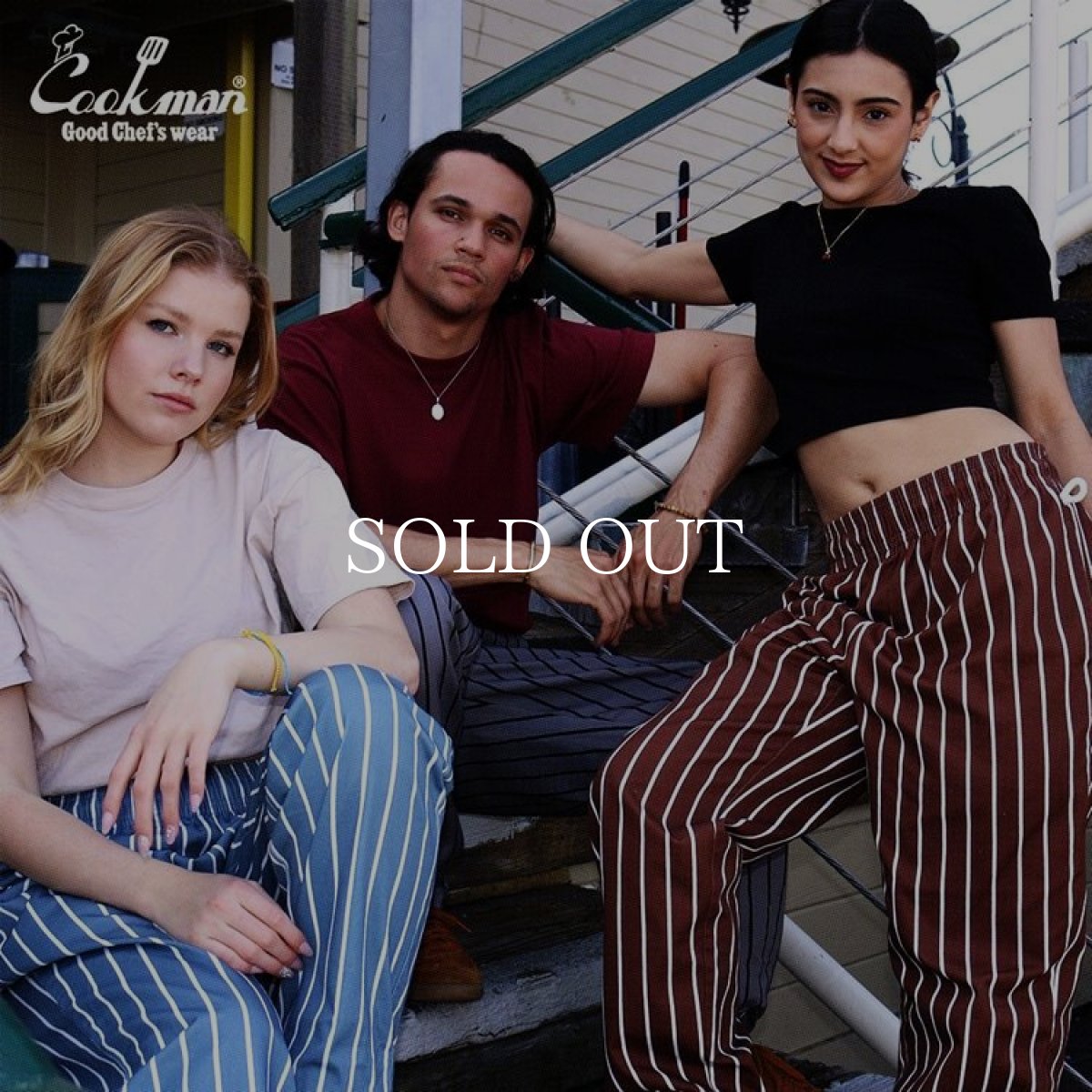 画像16: COOKMAN  Chef Pants Stripe Sequoia Brown (16)