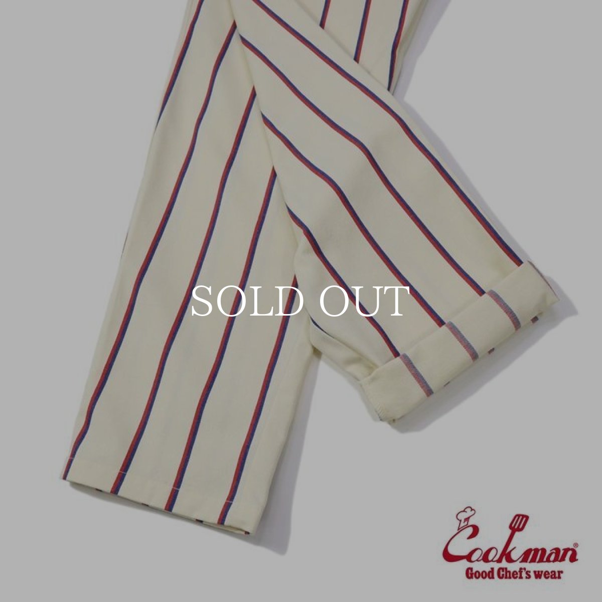 画像10: COOKMAN  Chef Pants Stripe French Blanc (10)