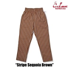 画像2: COOKMAN  Chef Pants Stripe Sequoia Brown (2)