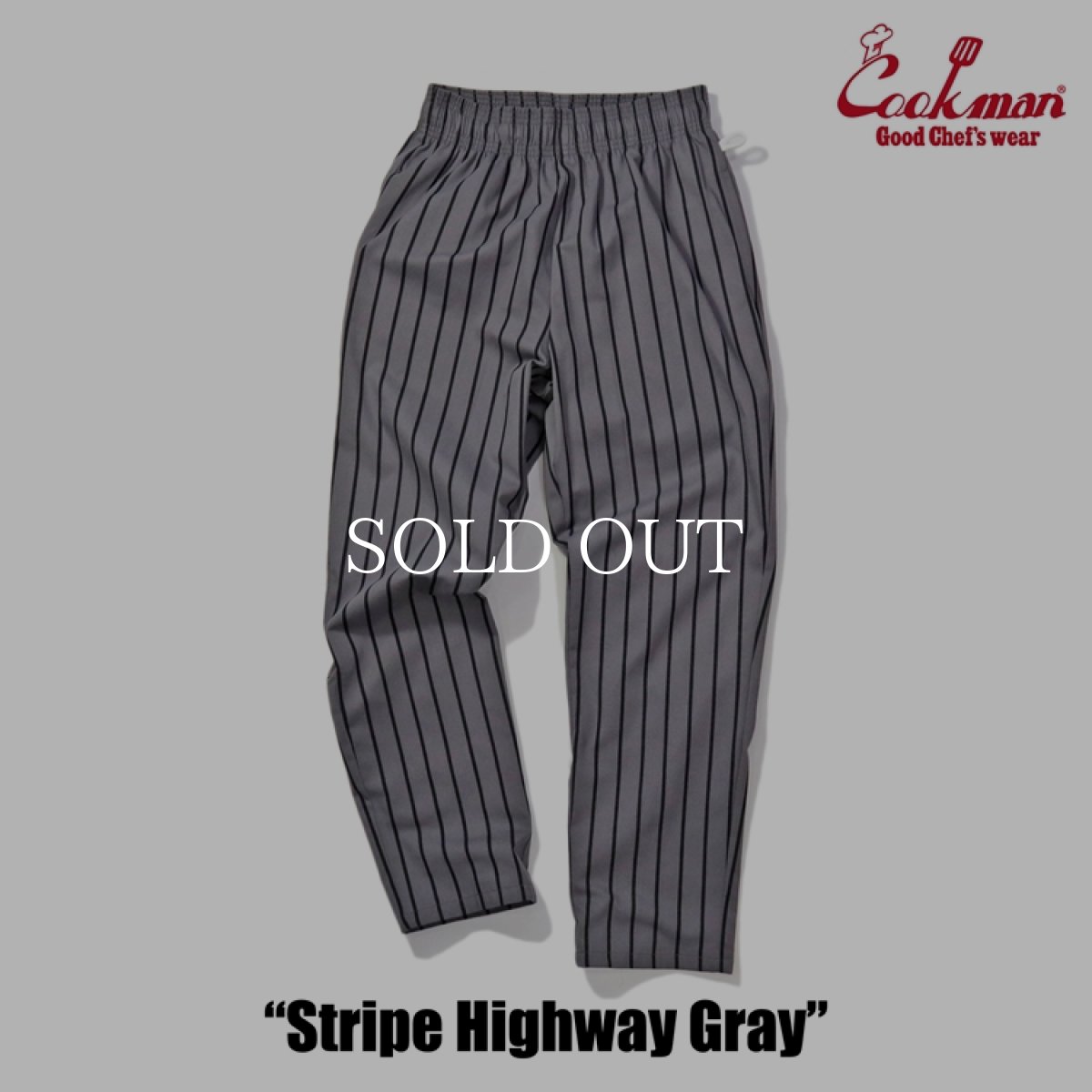画像6: COOKMAN  Chef Pants Stripe Highway Gray (6)
