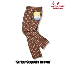 画像4: COOKMAN  Chef Pants Stripe Sequoia Brown (4)