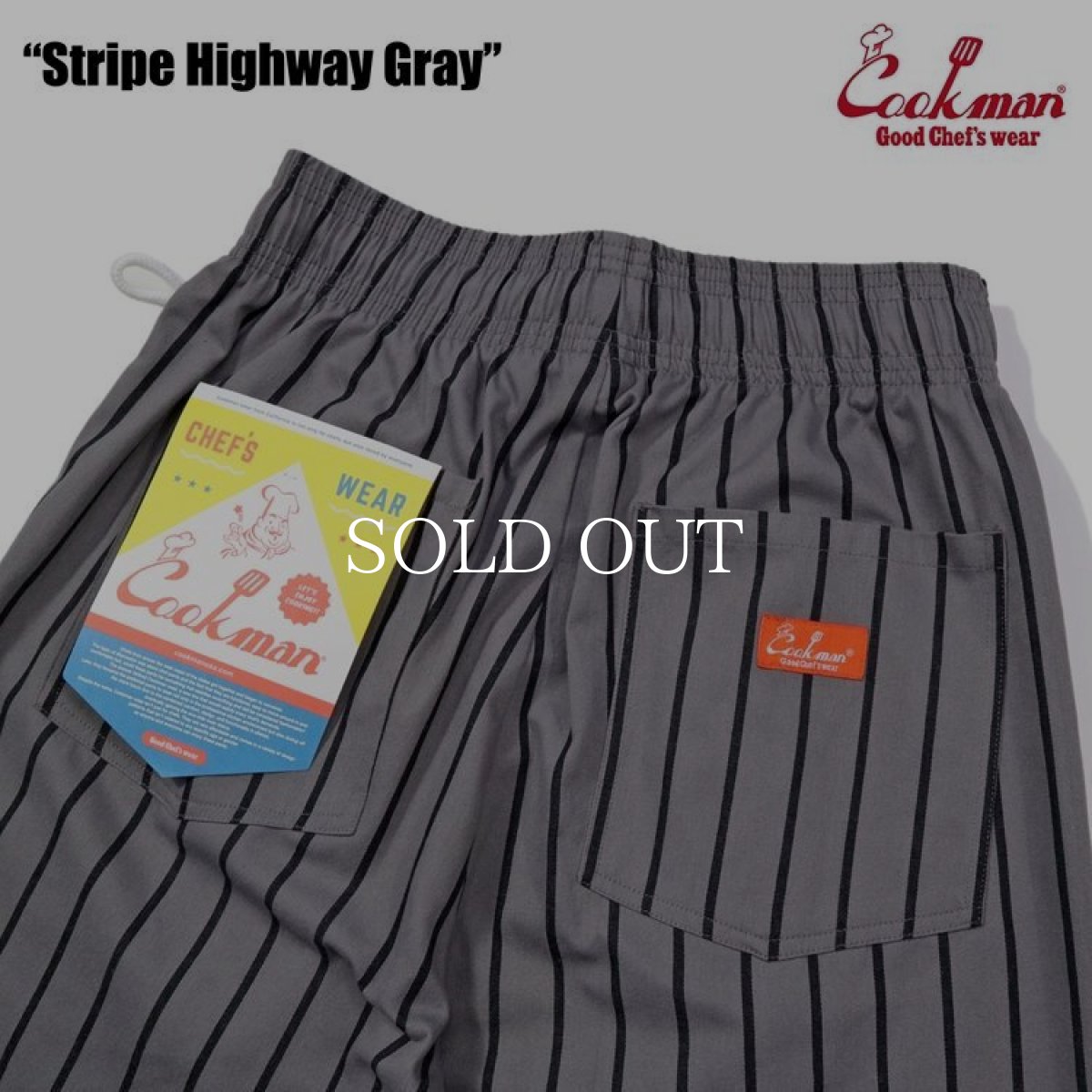 画像8: COOKMAN  Chef Pants Stripe Highway Gray (8)