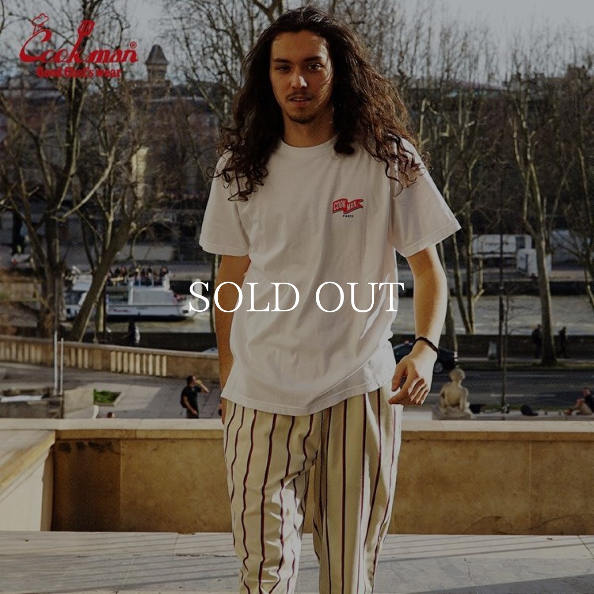 画像15: COOKMAN  Chef Pants Stripe French Blanc (15)