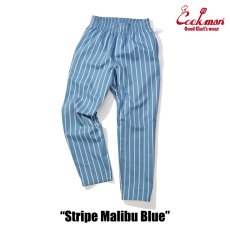 画像6: COOKMAN  Chef Pants Stripe Malibu Blue (6)