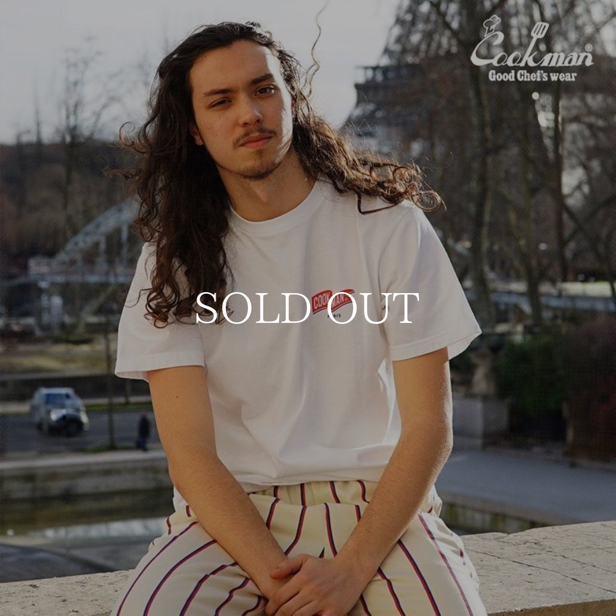 画像13: COOKMAN  Chef Pants Stripe French Blanc (13)