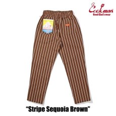 画像3: COOKMAN  Chef Pants Stripe Sequoia Brown (3)