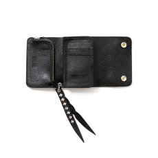 画像4: CALEE  PLANE LEATHER FLAP HALF WALLET (4)