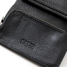 画像7: CALEE  PLANE LEATHER FLAP HALF WALLET (7)