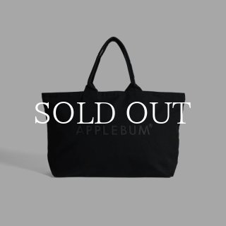 applebum キャンバス　トートバッグ　未使用 アップルバム ロゴ キャンバス ジップ トートバッグ | APPLEBUM