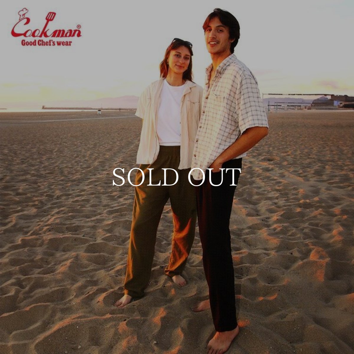 画像15: COOKMAN  Chef Pants Linen Black (15)