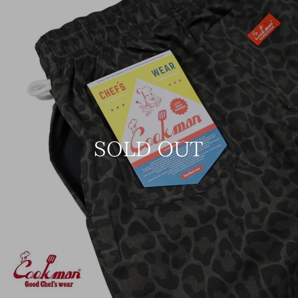 画像9: COOKMAN  Chef Pants Black Jaguar (9)