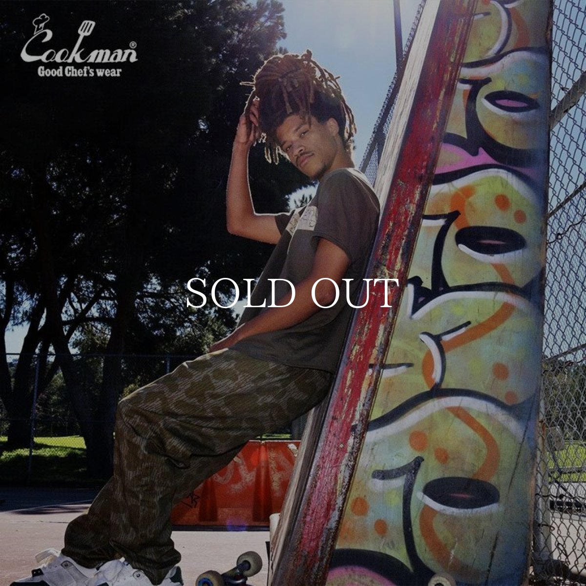 画像17: COOKMAN  Chef Pants Raindrop Camo Green (17)