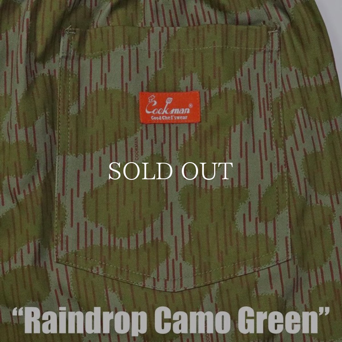 画像7: COOKMAN  Chef Pants Raindrop Camo Green (7)