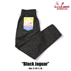 画像1: COOKMAN  Chef Pants Black Jaguar (1)