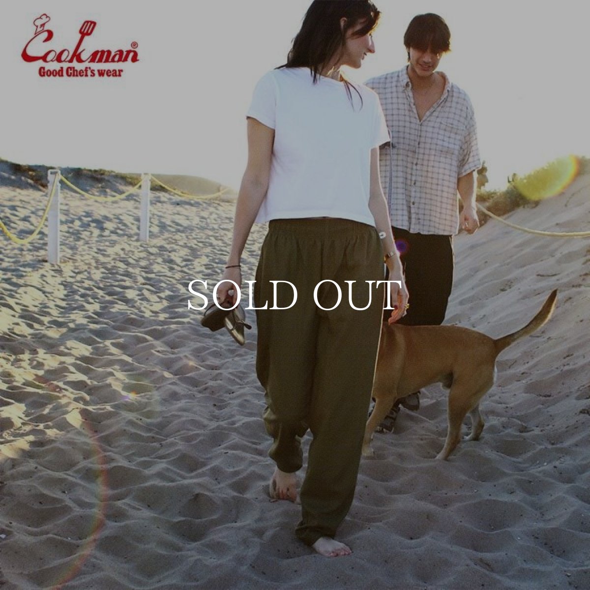 画像22: COOKMAN  Chef Pants Linen Black (22)